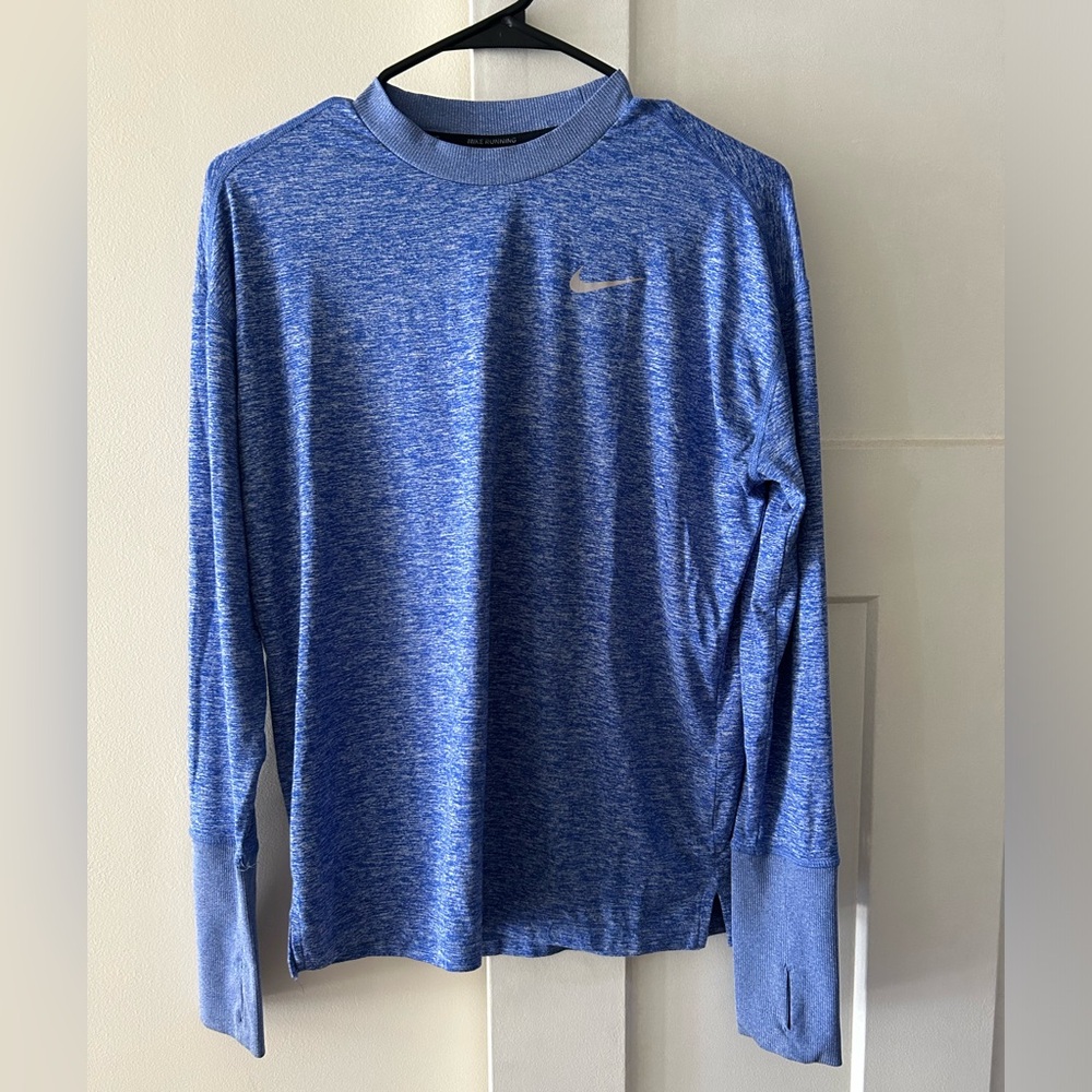 Nike Heathered Blue Long Sleeve